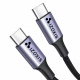 Kabel USB Tip-C PD, 2m črn Izoxis 18927