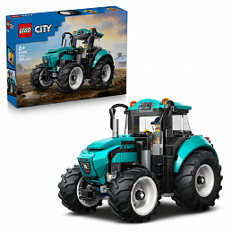 LEGO® City Traktor, komplet za sestavljanje, kmetija in minifigura 60498