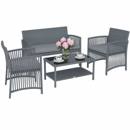 Pohištvo za teraso - miza, kavč, 2 stola