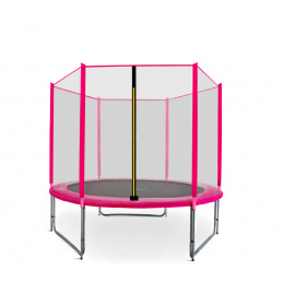 Aga SPORT PRO Trampolin 180 cm Pink + zaščitna mreža