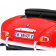 BMW 507 Retro otroški električni avto rdeč + LED avdio + daljinski upravljalnik + eko usnje + EVA + počasen zagon