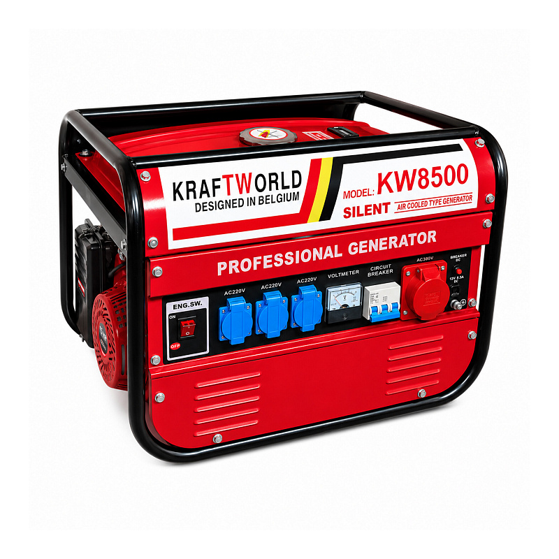 KraftWorld Trifazni bencinski agregat KW-8500 2 kW