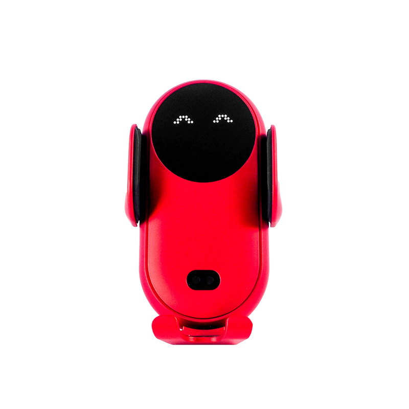 Aga Nosilec za mobilni telefon z brezžičnim Qi polnjenjem Rdeč