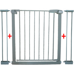 BRANKA ZABEZPEČEVALNA S2 SIVA za stopnice, vrata 79-105 cm raztezna zaščitna