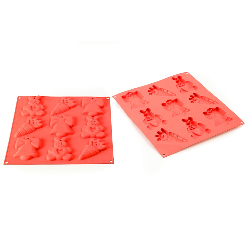 Silikomart Pekač 9-delni set rumena