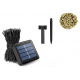 Aga Solarni svetlobna veriga 20 m 200 LED Topla bela