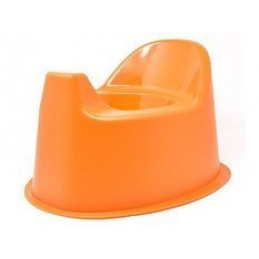 Anatomski nočni lonec z naslonom 12m+ POUPY Oranžen