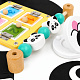Aga4Kids Montessori lesena tabla Panda