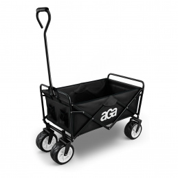 Aga Zložljiv transportni voziček MR4620 Črna
