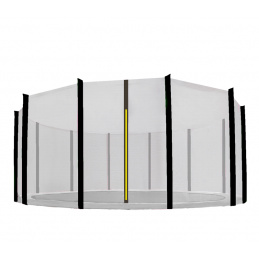 Aga Zaščitna mreža 430 cm za 12 palic Črna mreža / Črna