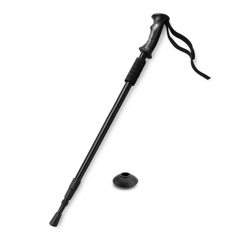 Aga Treking palice AntiShock 61–135 cm Črna