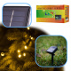 Aga Solarni svetlobna veriga 20 m 200 LED Topla bela