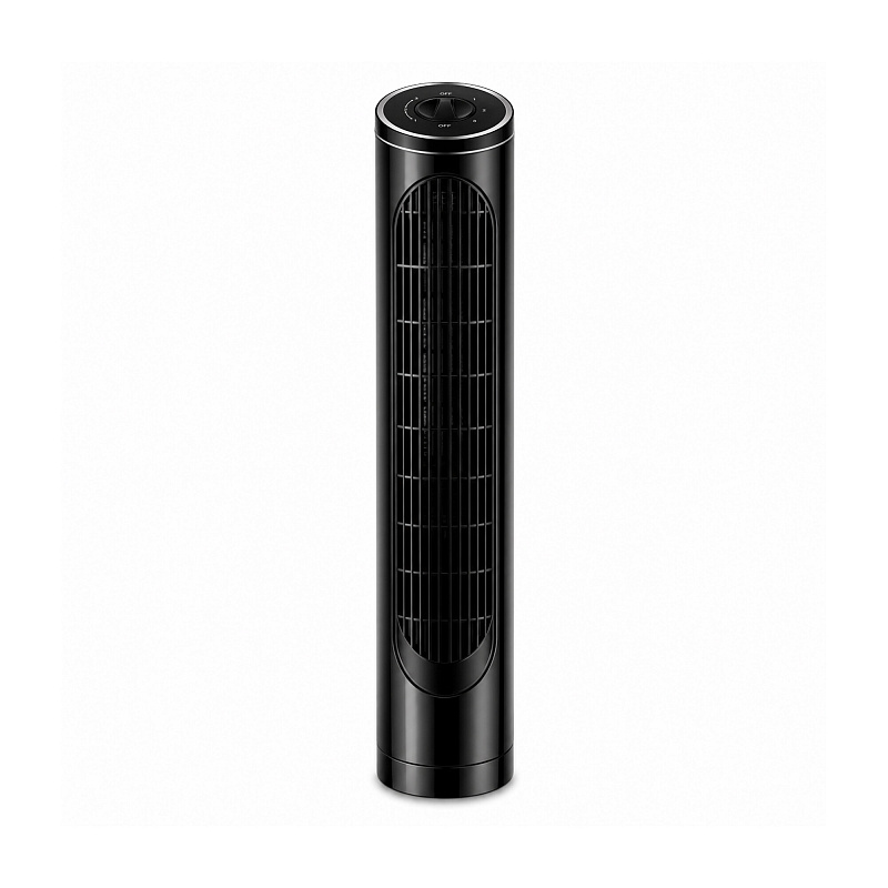 Aga Stolpni ventilator 73 cm Črna