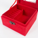 Aga Škatlica za nakit 12,2x12,2x8,5 cm Rdeča