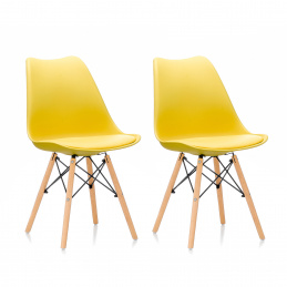 Aga 2x Jedilni stol MR2035 Rumena