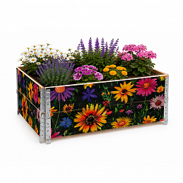 Aga Dvignjena greda 120x80x40 cm Cvetlice