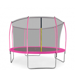 Aga SPORT FIT Trampolin 366 cm Pink + notranja zaščitna mreža
