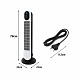 Aga Stolpni ventilator 79 cm Beli