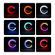 Aga RGB LED Svetilka 5v1 z brezžičnim polnilnikom Bela