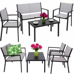 Vrtno pohištvo - kavč, 2 stola, miza