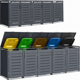 Pokrov za 5 košev za smeti