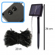 Aga Solarni svetlobna veriga 20 m 200 LED Topla bela