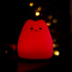 Aga Dotikajoča nočna lučka Little Cat - silikonska LED