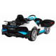 Bugatti Divo Otroški avto na baterije bel + daljinski upravljalnik + EVA + počasen zagon + LED MP3