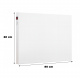 Convecto Električni konvektor 480 W 60x80 cm