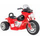 Otroško kolo na baterije Chopper Rdeča + 3 kolesa + zvoki + LED luči
