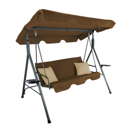 Aga Vrtna gugalnica 170x118x153 cm Rjava