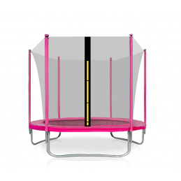 Aga SPORT FIT Trampolin 180 cm Pink + notranja zaščitna mreža
