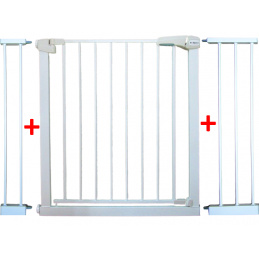 BRANKA ZABEZPEČEVALNA S3 BELA za stopnice, vrata 79-115 cm raztezna zaščitna