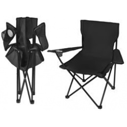 Zložljiv stol Relax Črna Malatec