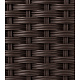 Aga Vrtni korito s trelišči 40x40x135 cm Temno rjavo
