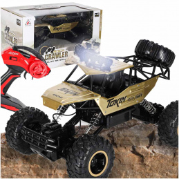 Aga RC avto Rock Crawler 1:12 4WD METAL zlato