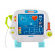 Medicinski voziček s EKG pregledom roza ISO 8245