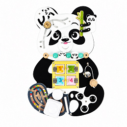 Aga4Kids Montessori lesena tabla Panda