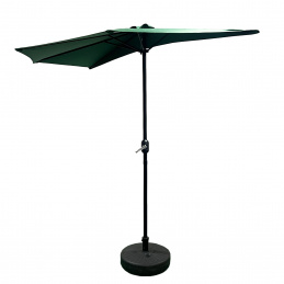 Aga Polkrožni senčnik CLASSIC 270 cm Temno zeleno