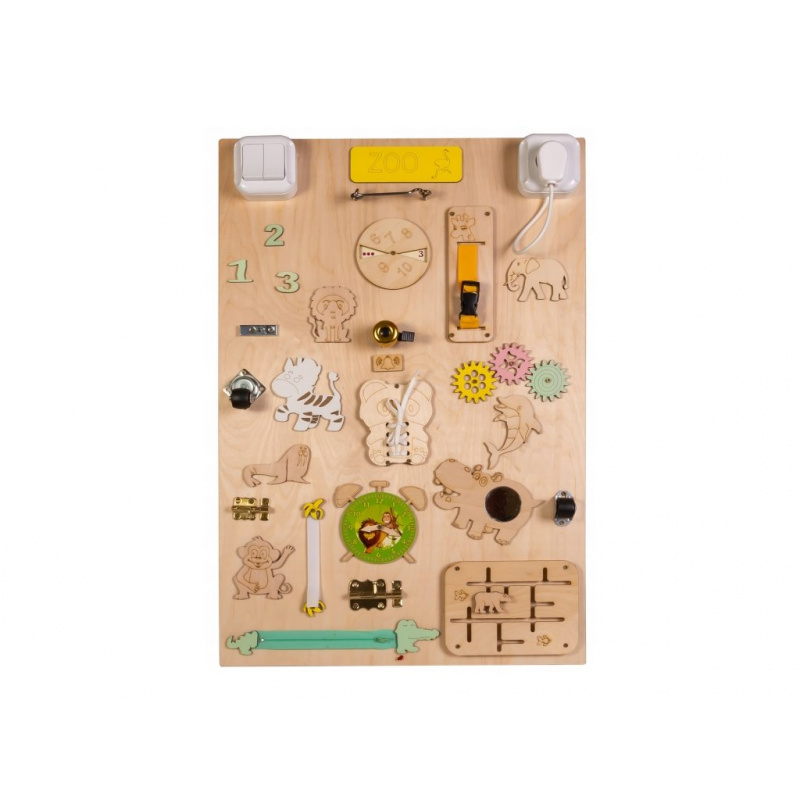 Aga4Kids Izobraževalna obojestranska tabla ZOO Naravna MT17