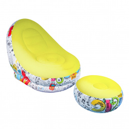 Aga Napihljiv stol s podnožnikom DS2507