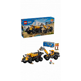 LEGO® City Prekucni tovornjak in nakladalnik, igralno gradbeno vozilo 60494