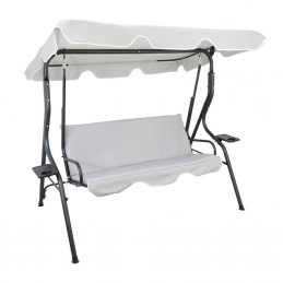 Aga Vrtna gugalnica 170x110x153 cm Siva