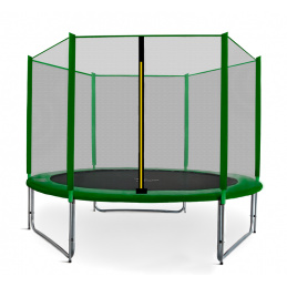 Aga SPORT PRO Trampolin 305 cm Temno Zelena + zaščitna mreža