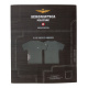 Aeronautica Militare Majica ROUND-NECK 3-Pack X1395 Siva