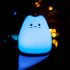 Aga Dotikajoča nočna lučka Little Cat - silikonska LED
