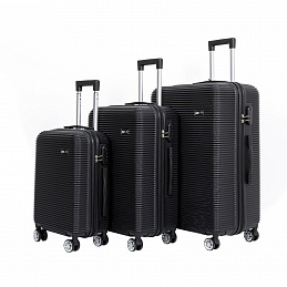 Aga Travel Komplet potovalnih kovčkov MR4651 Črna
