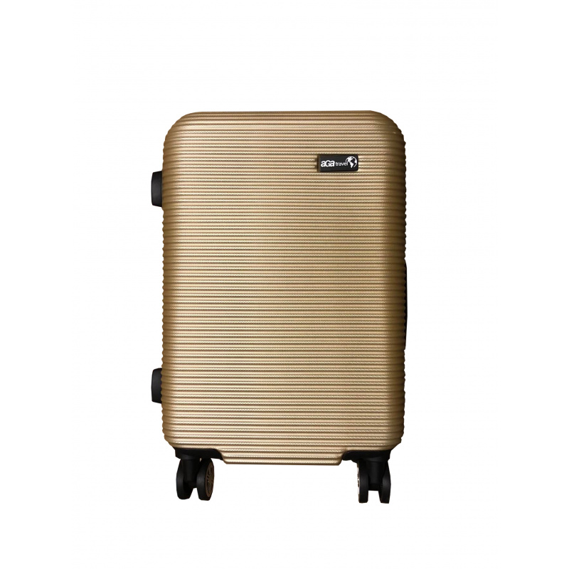 Aga Travel Potovalni kovček 56x38x23 cm MR4651 Zlati