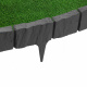 Aga Plastična palisada 390 cm Siva