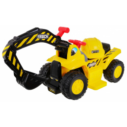 Otroški bager na baterije Rider + čelada + premična žlica + prostor za shranjevanje Otroški bager na baterije Rider + čelada + premična žlica + prostor za shranjevanje